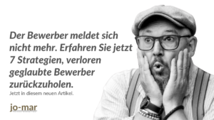 Bewerber meldet sich nicht